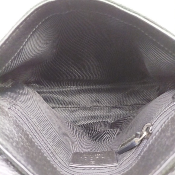 Gucci Belt Bag Black Logo Canvas - Picture 8 of 9